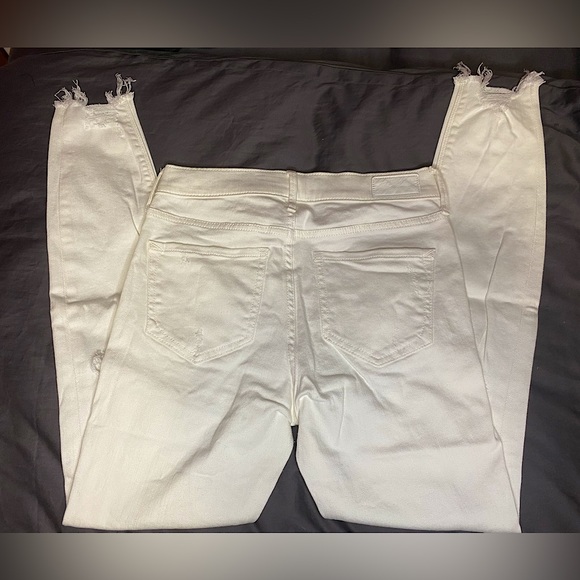 Express Mid-Rise Ankle Legging Jeans - Size 0R - Picture 4 of 9